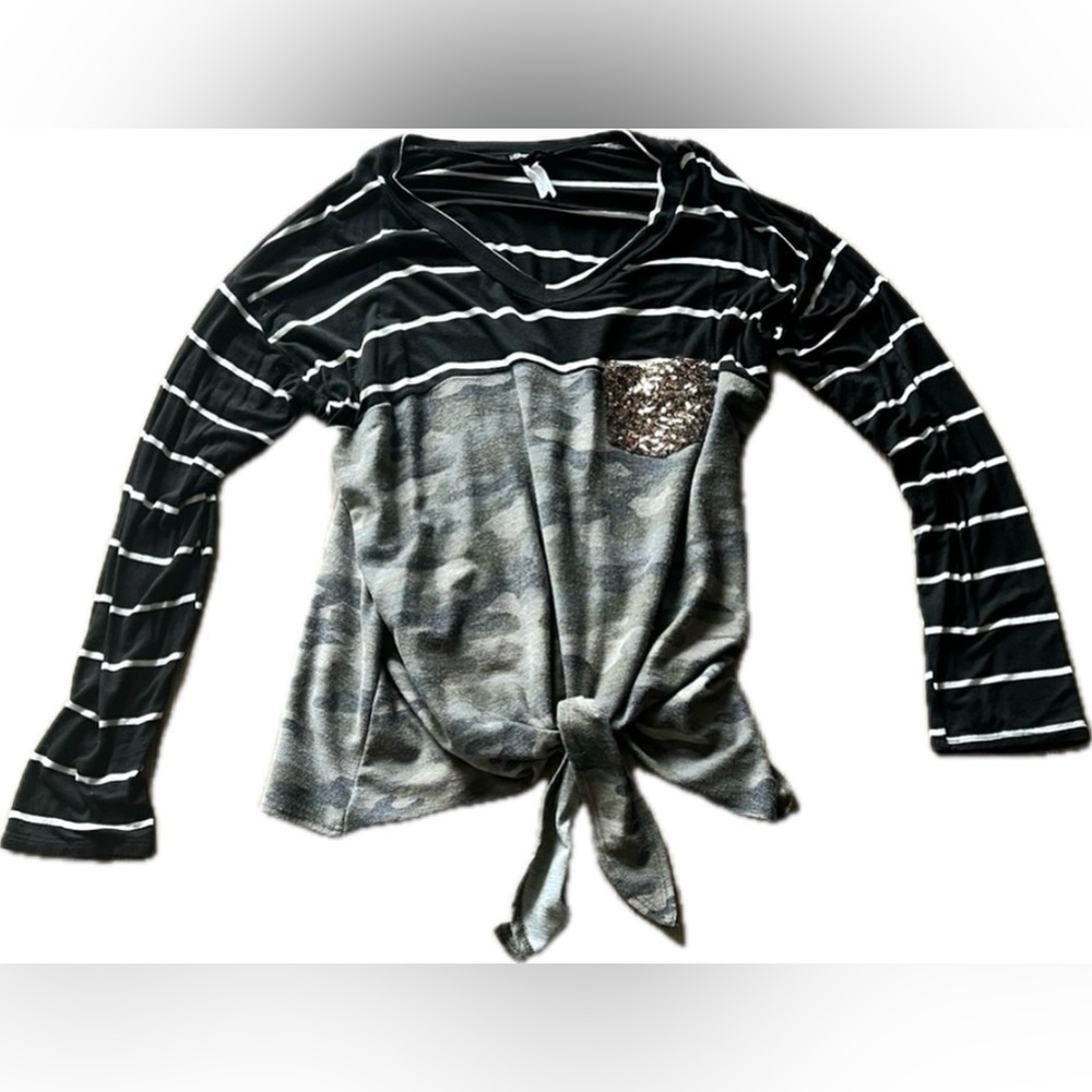 Large women’s sequin shirt